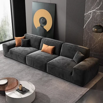 SHANGHONG Custom Made Compression sealed Vacuum Package Sofa Living Room Furniture Modern Home Fabric Corner Sectional Sofa