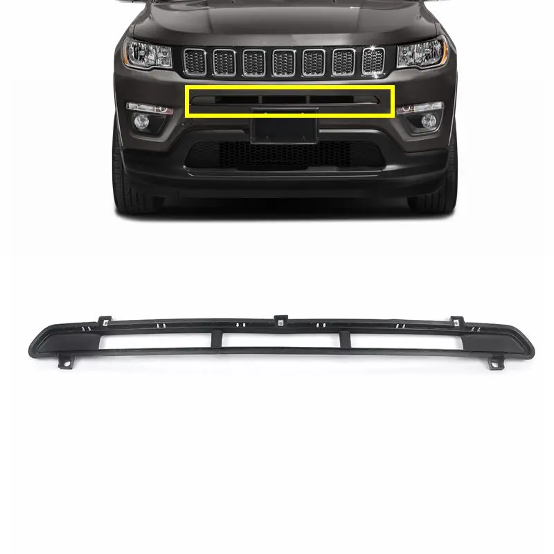 53219508 OEM replacement wholesale bumper lower air vent front bumper upper grille for Jeep compass 2017 2018 2019 2020 2021