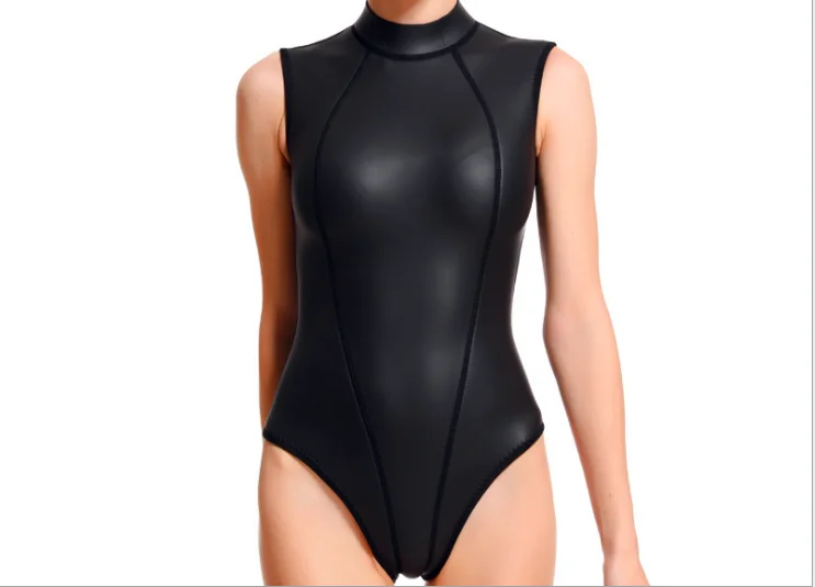 Новый женский цельный неопреновый гидрокостюм 2 мм, одежда для серфинга с гладкой кожей, женский костюм для подводного плавания, теплый купальник
