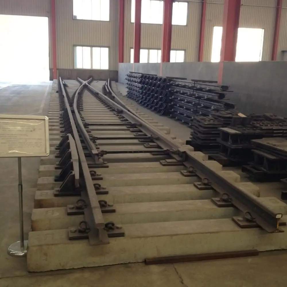 Narrow Gauge Switch Rail Turnouts for Railways
