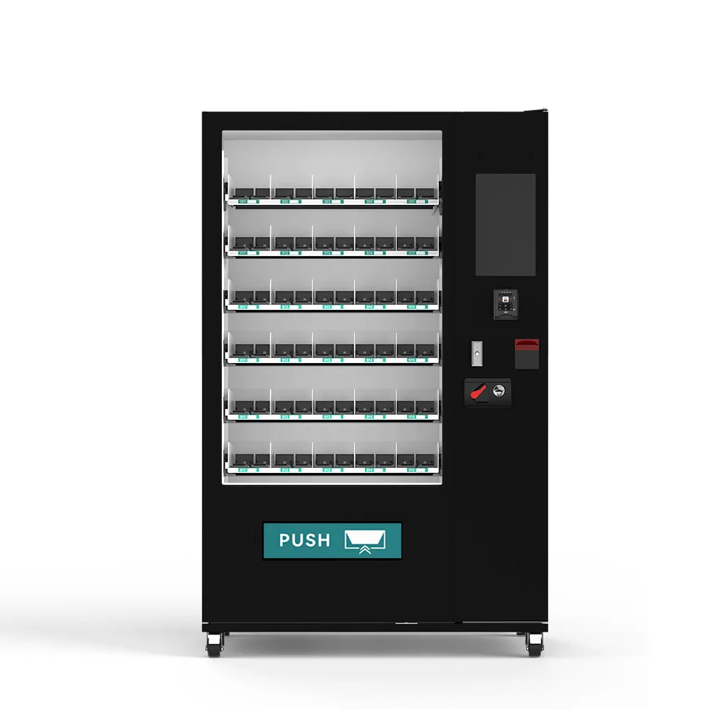 Qatar Fresh Food Vending Machines Automatic Robotic Salad Vegetable Fruit Vending Machine Coin Operated Vending Machine for Sale