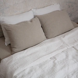 Luxury Linen Bedding Set Vintage Flax Linen Duvet Cover Set Stone Washed