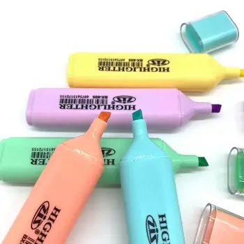 Daily Use Highlighting Mark Pen Work Marker Multi-function Art Marker For School Supply Daily Accessories School