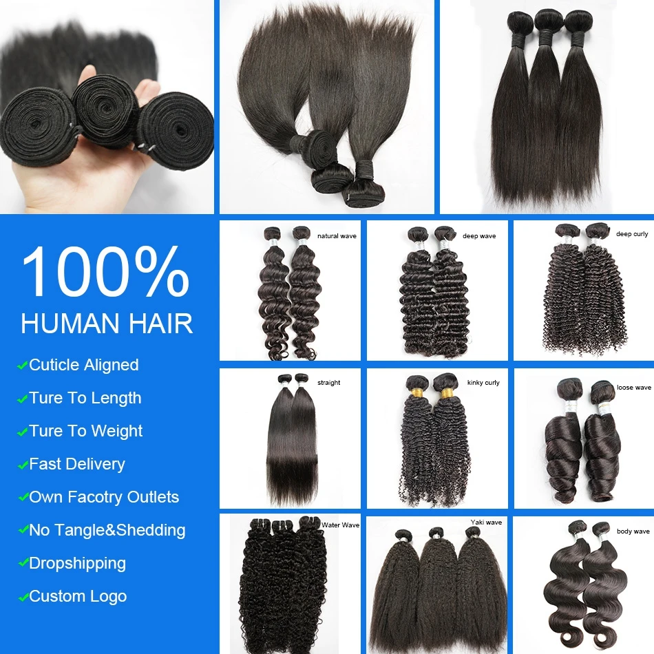 Wholesale Dropshipping 9A 10A 12A Grade Mink Brazilian Hair  display picture 3