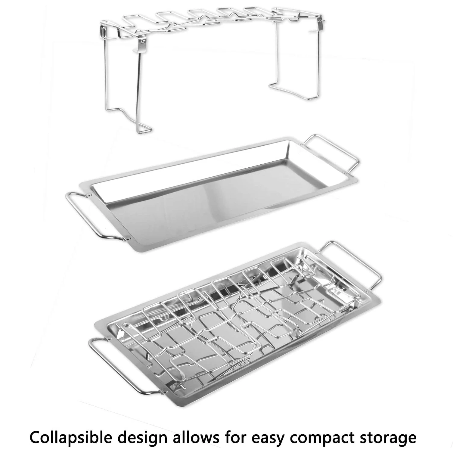 Stainless Steel Chicken Roasting Racks - Durable & Versatile