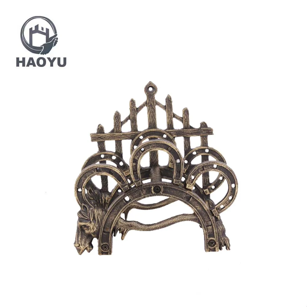 Лидер продаж, недорогой декоративный настенный металлический держатель для шланга, держатель для шланга