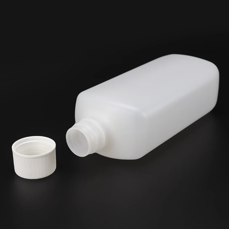 Modern HDPE Arch Frost Coffin with Translucent Round Oblong Design Child-Resistant Cap Foil Seal-for Liquid Cough Syrup Bottle