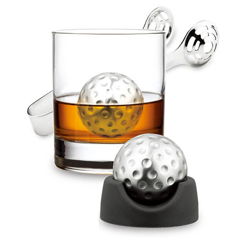 Wholesale Silver Whisky Rock Cube Chillers Unique Golf Ball Shaped  Stainless Steel Whiskey Stones for Bar Party - China Whisky Stone and  Whiskey Rock Stone price