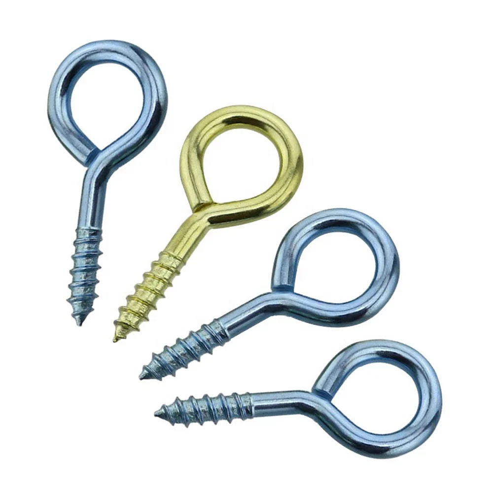 Solid Brass Cup Hooks available at Mutual Screw & Fasteners Supply -   - Mutual Screw & Supply