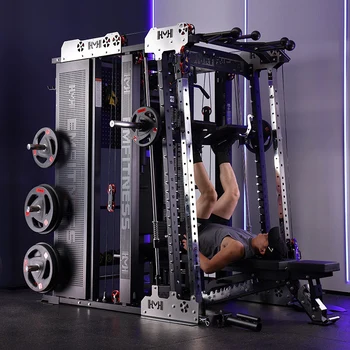 EM FITNESS Smith Machine - Multi-Functional Strength Training