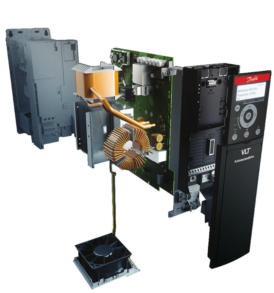 For Danfoss FC302 VFD High Performance 220V Vector Inverter for Industrial Use Automatic Control for Three Phase Compressor Moto