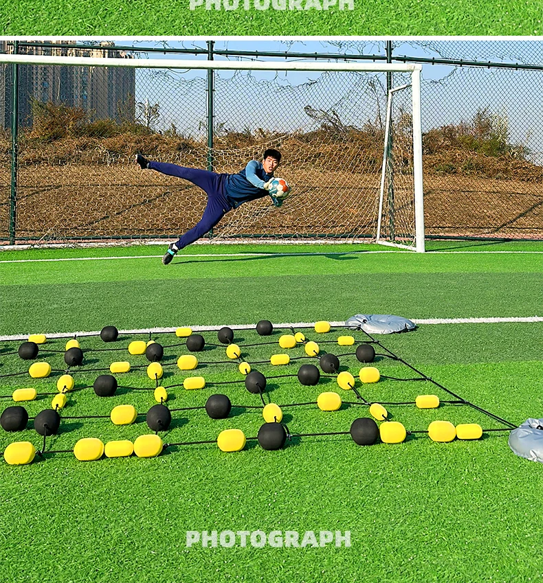 Soccer training equipment Soccer goalkeeper training artifacts rebound chain sensitive reaction punt training Alibaba