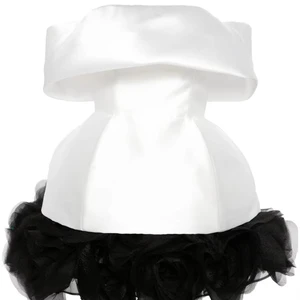 Wholesale Custom Bodycon Mini Dress  Flower Sleeveless Solid Color Ruffle Fashion Dress Party Dress