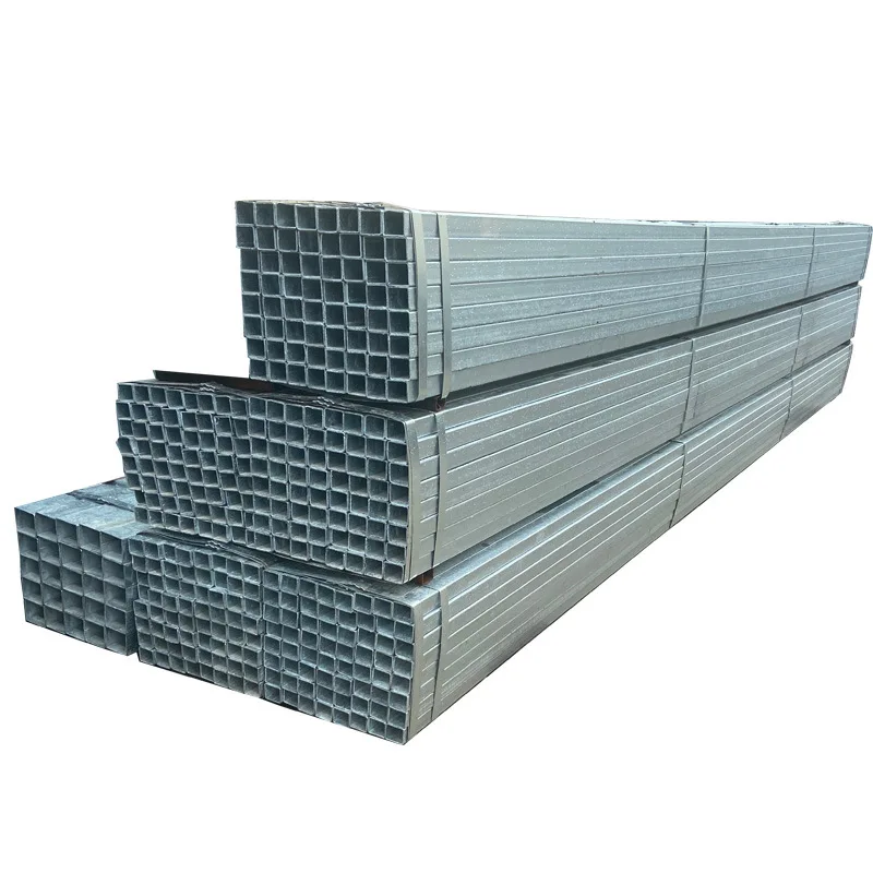 100x100 Hot Dip Pre Galvanized Steel Pipe Galvanized Oil Tube For Construction