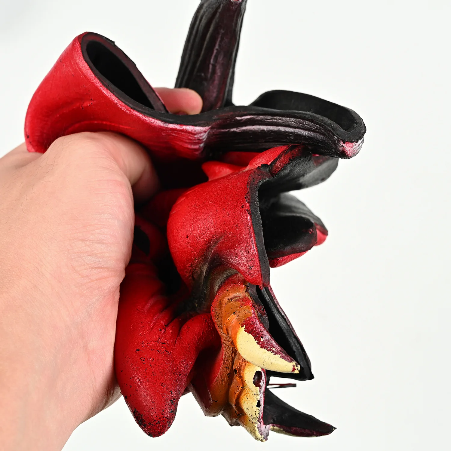 Máscara De Cabeza De Cabra Diablo Rojo – Látex Realista Para Halloween, Terror Y Cosplay