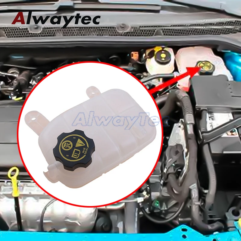 Auto Part Radiator Coolant Expansion Header Tank Reservoir Tank Coolant Overflow Tank with Cap