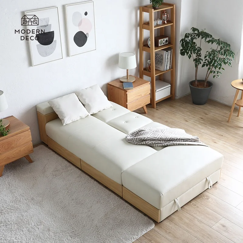 SS-001 Modern Deco L Oblika 3 Sedeža Pretvorbena Krovata Futon Sofabed Kotna Sofa Krovata z Hranilom