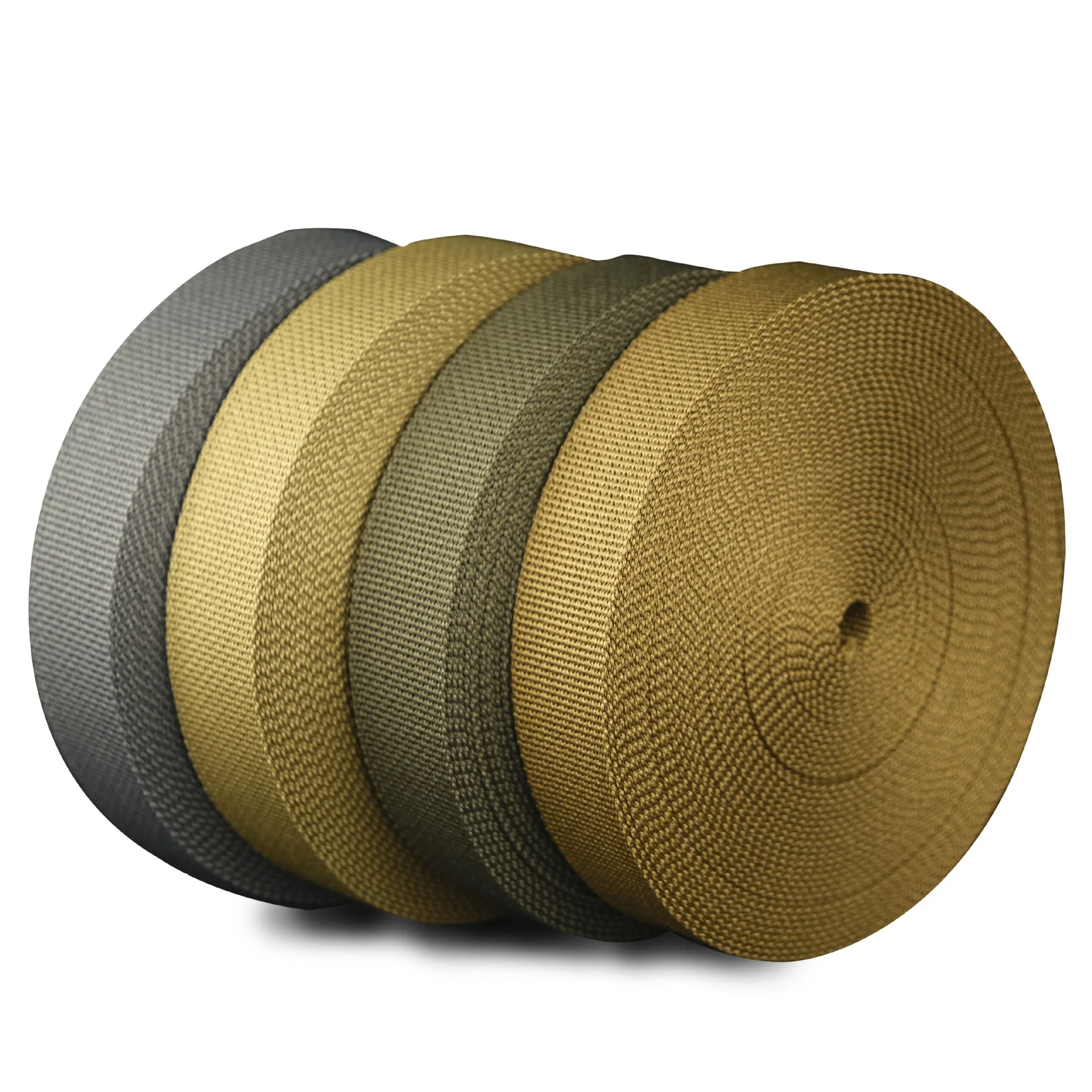 Заводская распродажа, тканая лента из переработанного полиэстера с принтом логотипа на заказ