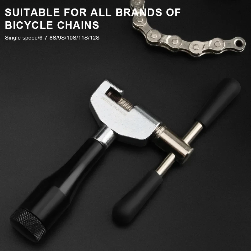Riderace Bike Chain Remover Cutter Changeable Thimble MTB Road Bicycle Chain Pin Remover Chain Saw Splitter Cutter Repair Tool