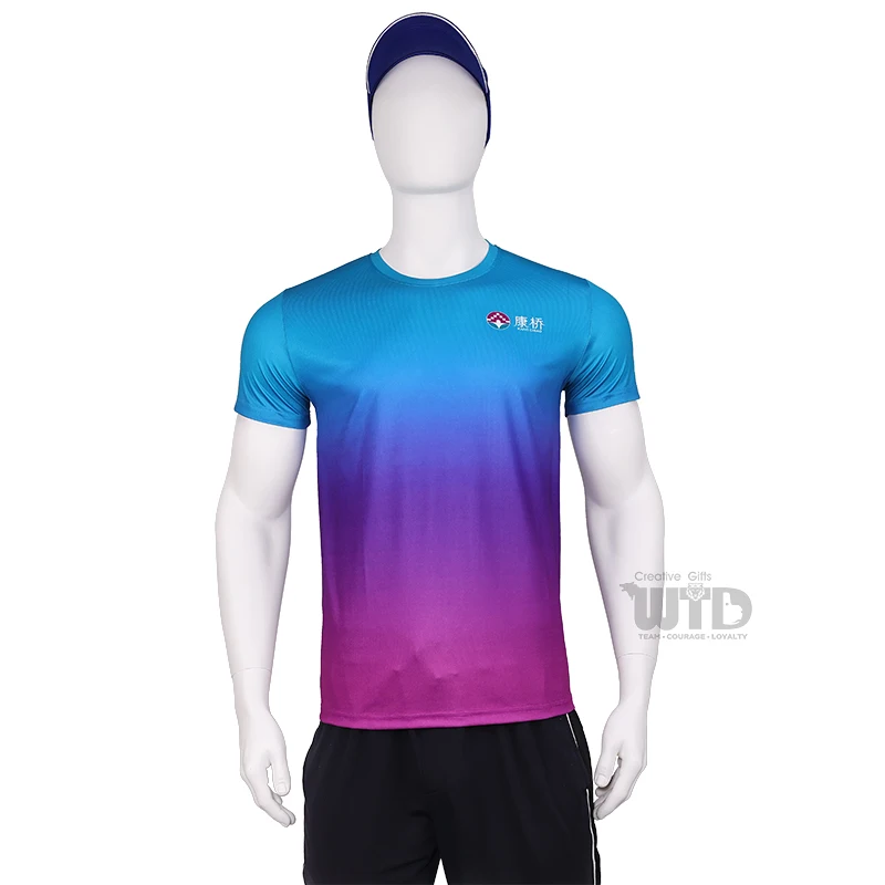 Vestuário Esportivo Profissional Personalizado, Secagem Rápida, Respirável e Leve - Roupa para Eventos de Maratona, Camiseta Promocional