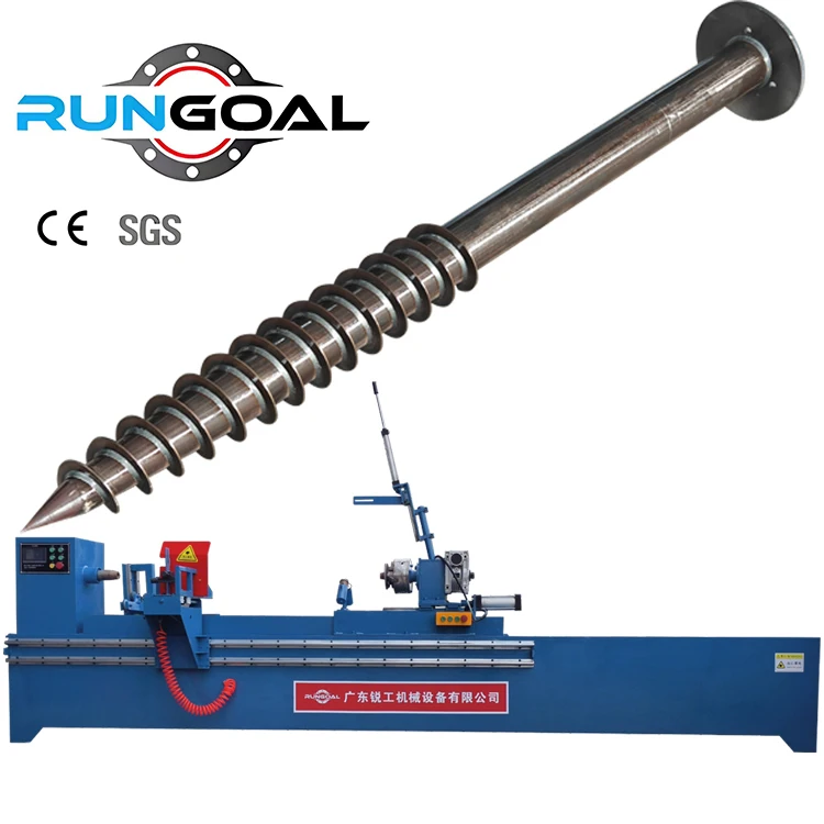 Ground Screw Pile Helical Blade Welding Machine for Solar Tracking Bracket System