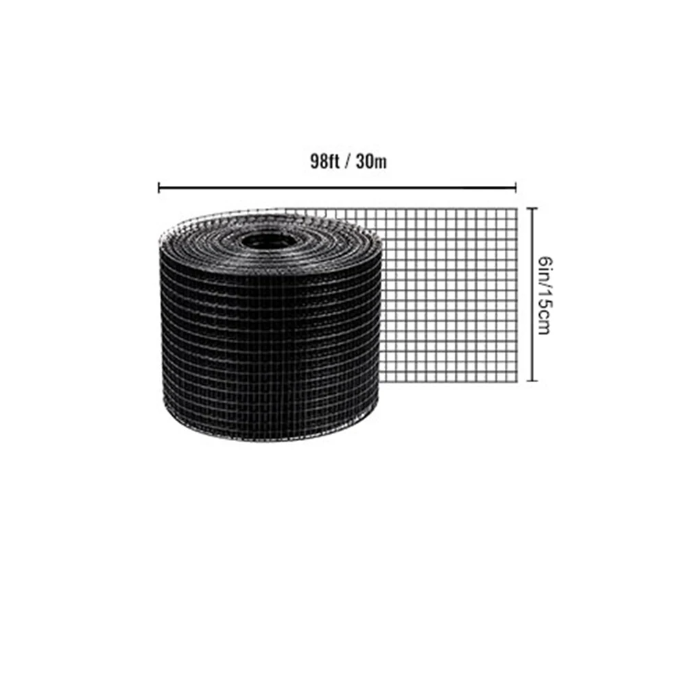 6 inch 100ft PVC Coated Galvanized Steel Bird Block Mesh Solar Panel