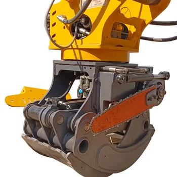 Logging Equipment 360 Degree Rotating Tree Cutting Grapple Saw For Excavator Hydraulic Wood Cutter With Grapple