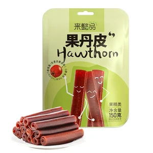 Healthy Hawthorn Roll Bulk Hawthorn Peel Slices Preserved Fruit Chinese Snacks
