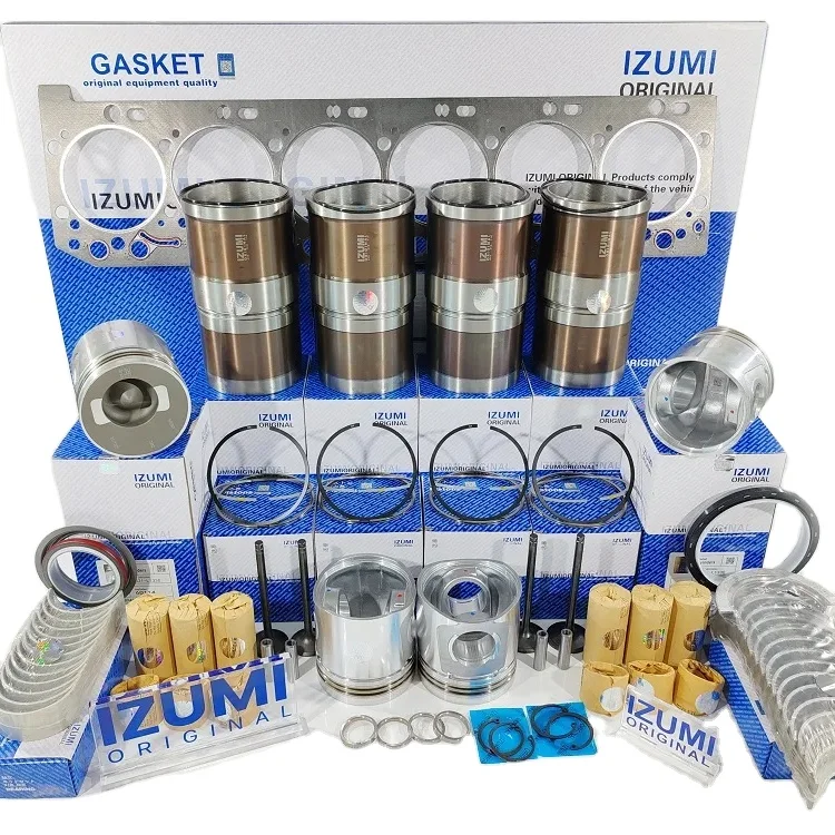 IZUMI ORIGINAL 6D114E -3 PC300-8 QSC8.3 Overhaul Rebuild Kit With Gasket Set Bearing For Cummins Engine Part