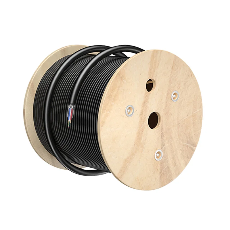 RoHS-Compliant 12-Core Single-Mode U-DQ(ZN)BH Fiber Optic Cables with Central Tube Design for Internet Backbone