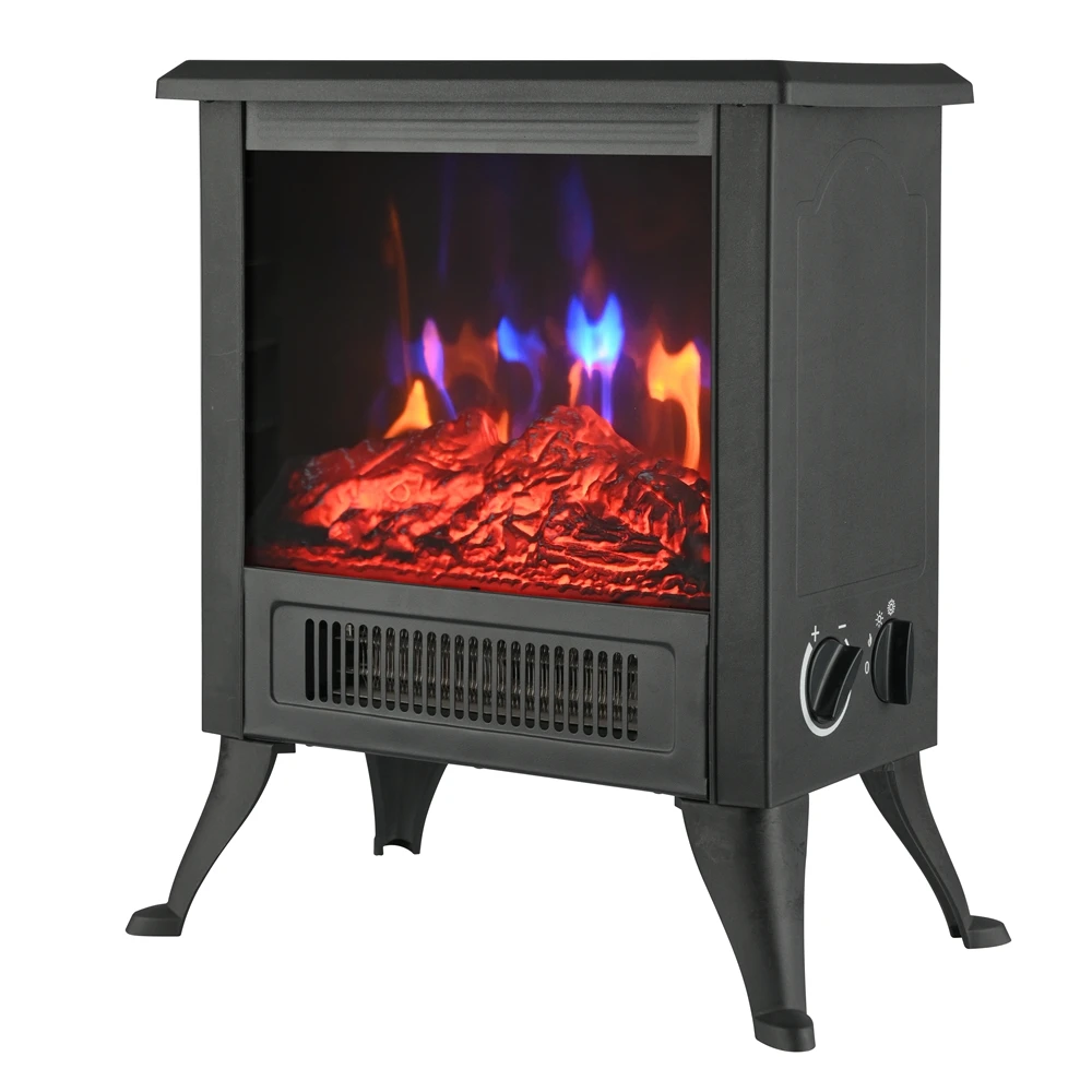 Konwin Portable Electric Fireplace Stove Heater Freestanding Indoor