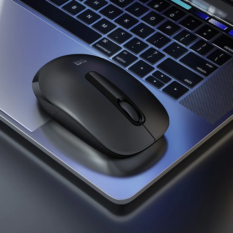 DM K6 2.4GHz Ergonomic Optical Wireless Mouse Portable USB Receiver Computer Mice for PC Lap 3D Style Laser Tracking