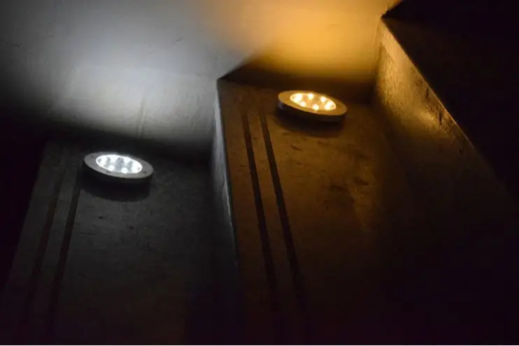 Новейшие Автоматические вкл./выкл. Лампы на солнечной батарее, светодиодный наружный датчик освещения, потайной прожектор внутреннего дворика