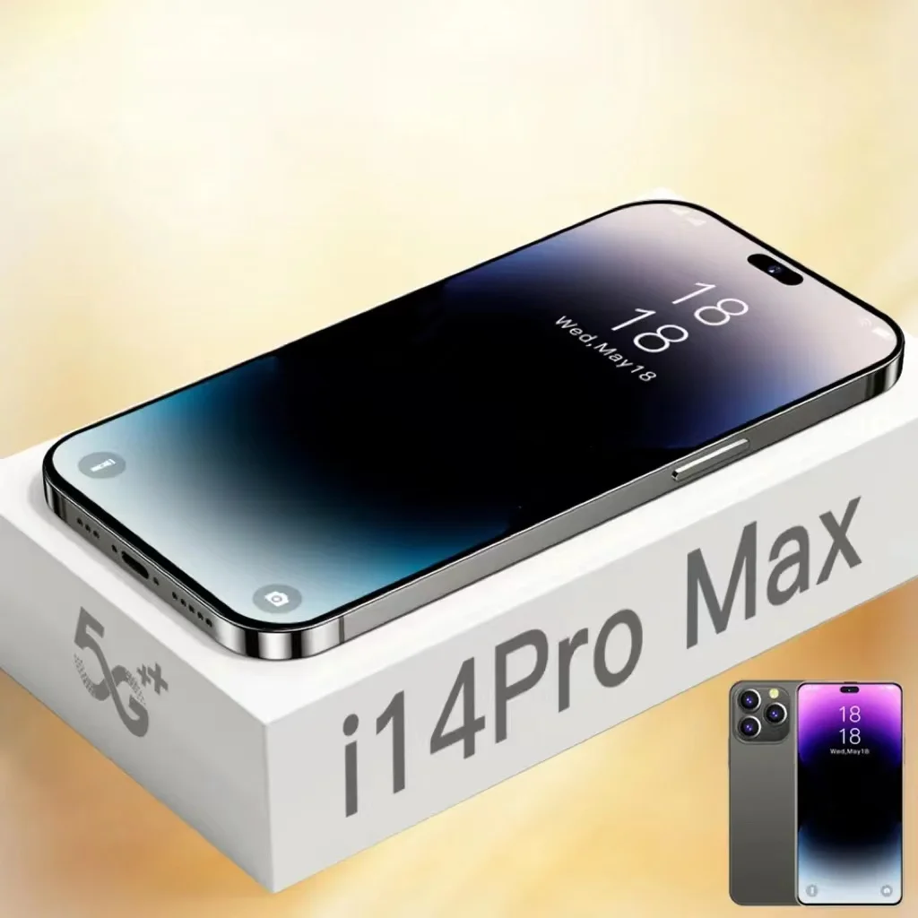 Telephone Portable pas Cher 4G, i14Pro Max Smartphone pas Cher Android  11(Écran 6,1 Pouces