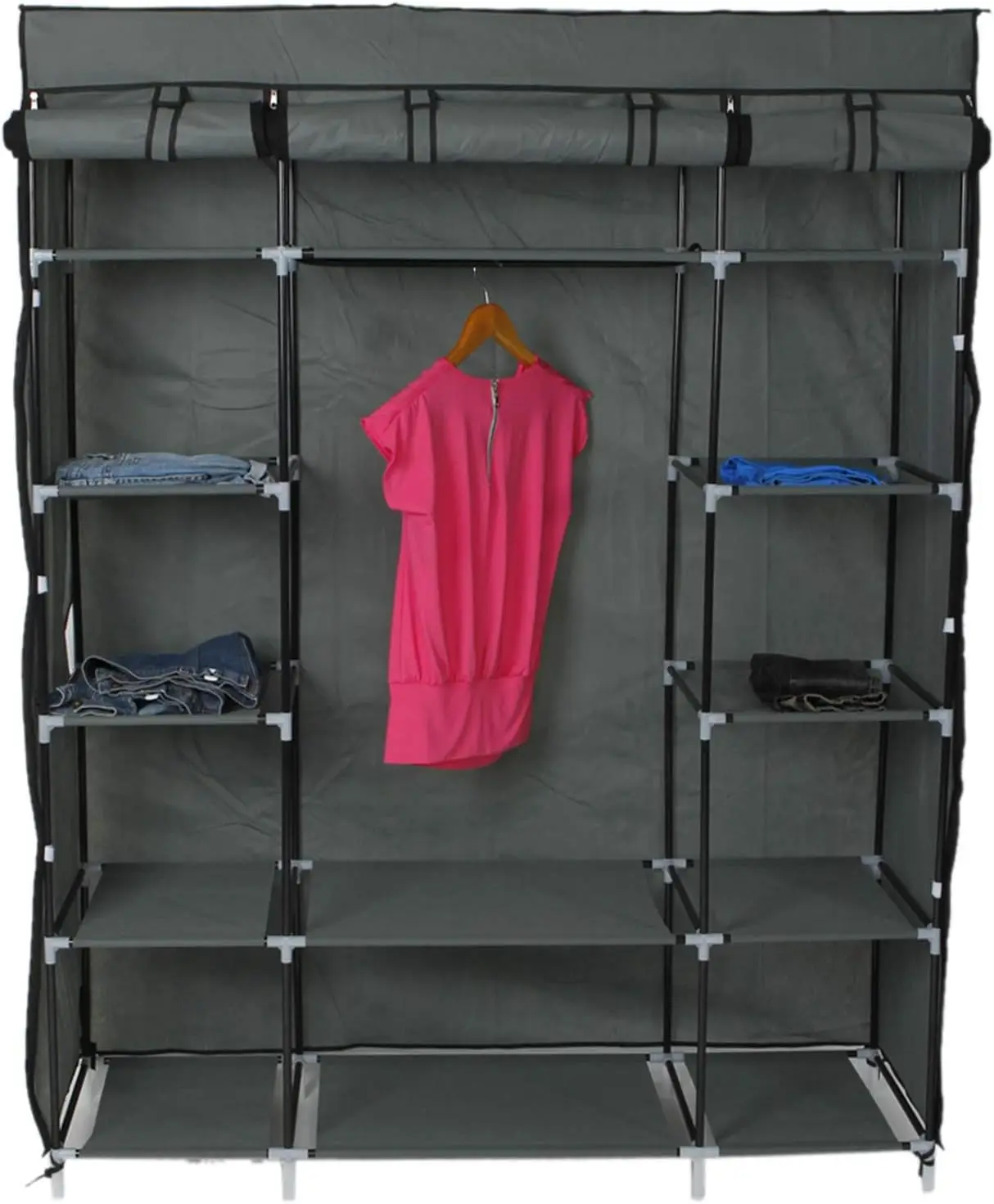 Latest New Designs Assemble Style Fabric Wardrobe