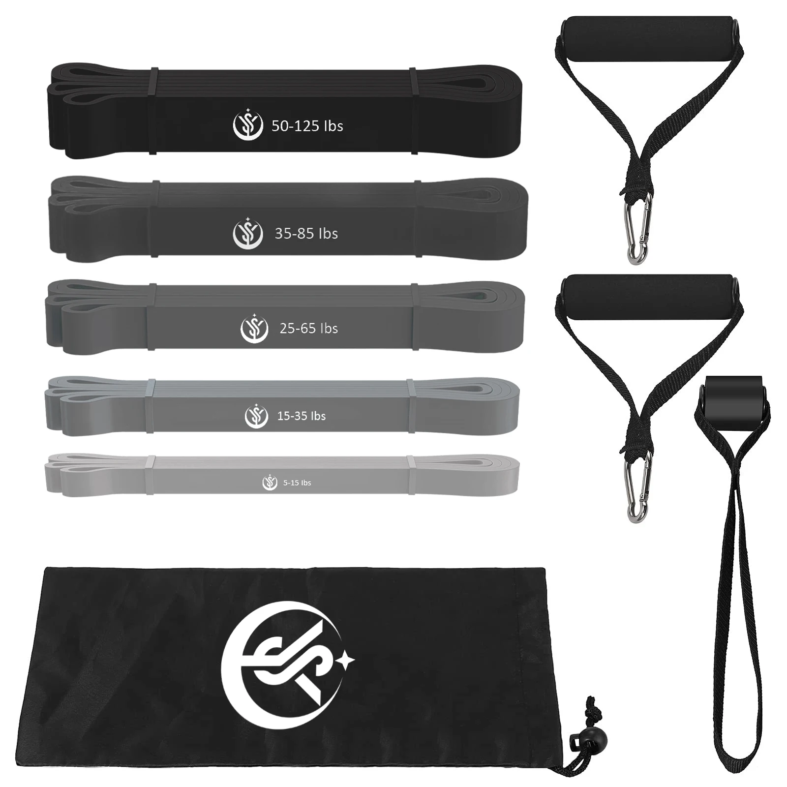 Custom Logo 2080 Long Fitness Circle Bandas De Resistencia Exercise Stretch Resistance Bands Set/Exercise Power Pull up Band
