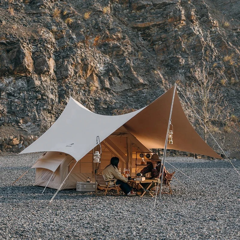 Naturehikeバタフライキャノピー屋外キャンプサンシェードシェルター大型防雨日焼け止めタープテント