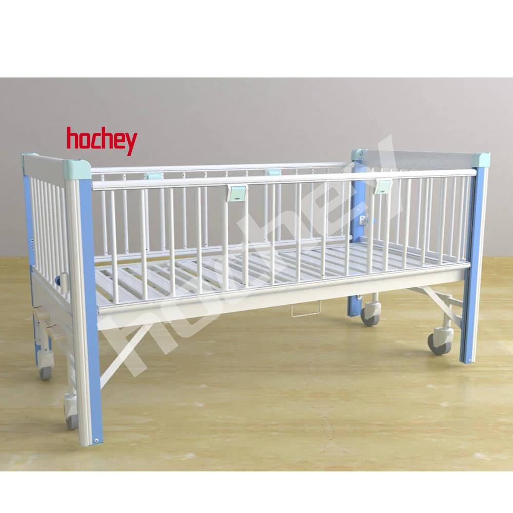 HOCHEY MEDICAL Sample Available Manual Intensive Therapy Medical Crib Bed Kids Hospital Bed Manual Child Pediatric Bed