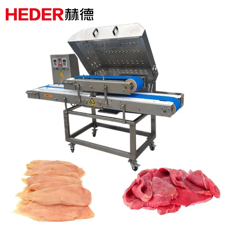 Automatic Horizontal Meat Chicken Breast Slicing Machine Chicken Breast Slicer Machine