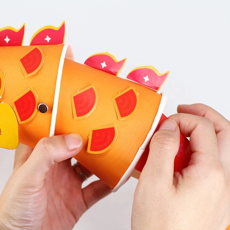 Dragon Making Material Package Chinese Style Children Handmade Diy ...