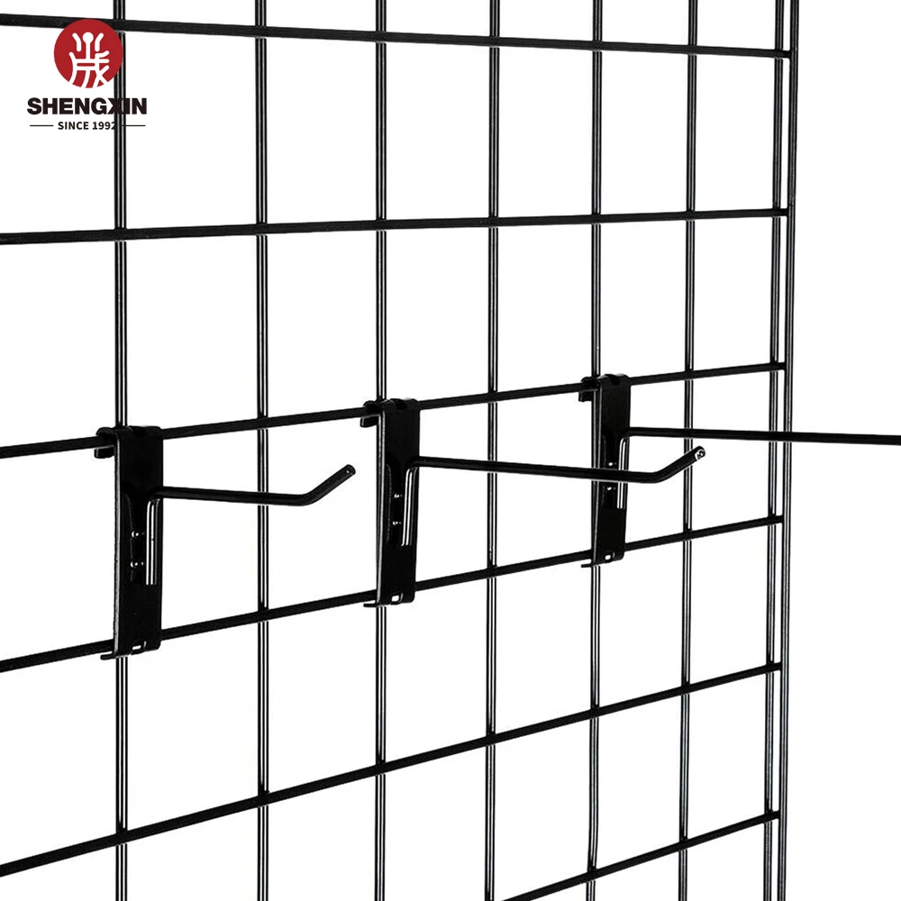 Factory Customized Gridwall Panel Display Stand Wall Organizer Grid Wall Panels Retail Display Rack Craft Show Wire Grid Wall