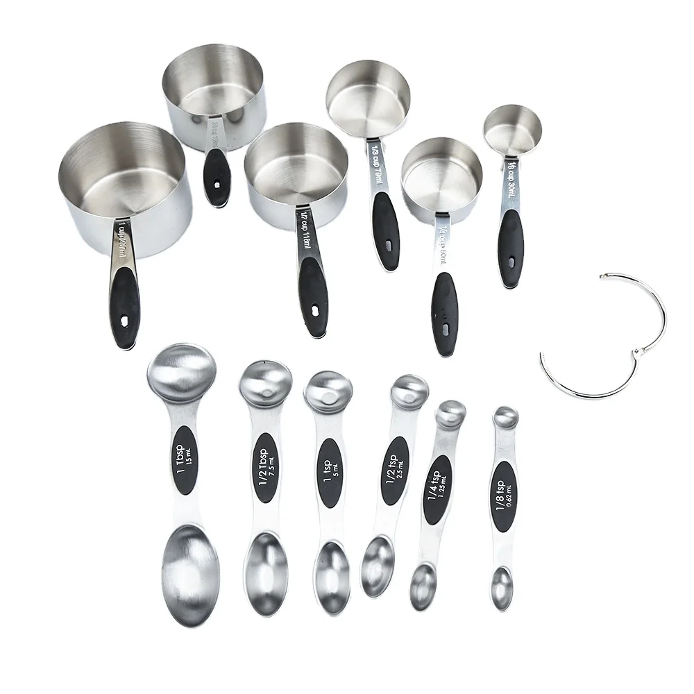 Magnetic Measuring Cups  Set of 5 Stainless Steel Cups