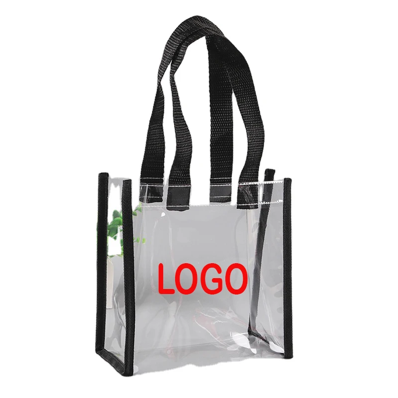 Large Transparent PVC Tote Bags Eco-Friendly Stylish