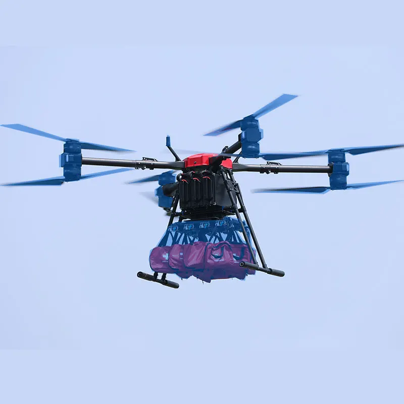 Foxtech THEA 190MP Drone Frame Long Range Heavy Lift Drone UAV Fire Fighting Drones Medical Rescue Aircraft