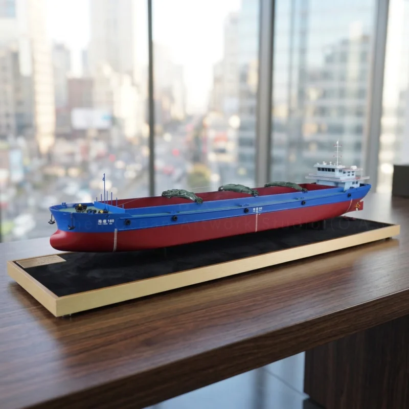 【LAC】O.A.S Customized 120cm NH Bulk Carrier Ship Model Factory Made Nautical Style ABS Plastic Boat Model