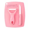 Ceramic three-piece set pink