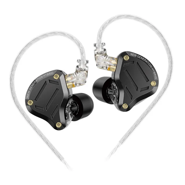KZ ZS10 Pro 2 High-Performance Dynamic Driver Metal Earphone Noise Cancelling In Ear Sport Music Game HiFi Wired Headset
