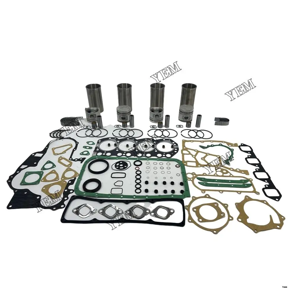 TD25 Engine Rebuilding Kit With Full Gasket Set Cylinder Bearings Piston Rings Liner for Nissan