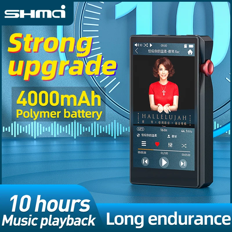 HiFi MP3 Player with Bluetooth OTG USB Disk Lossless DSD High Resolution Digital Audio Music Player Support up to 1TB