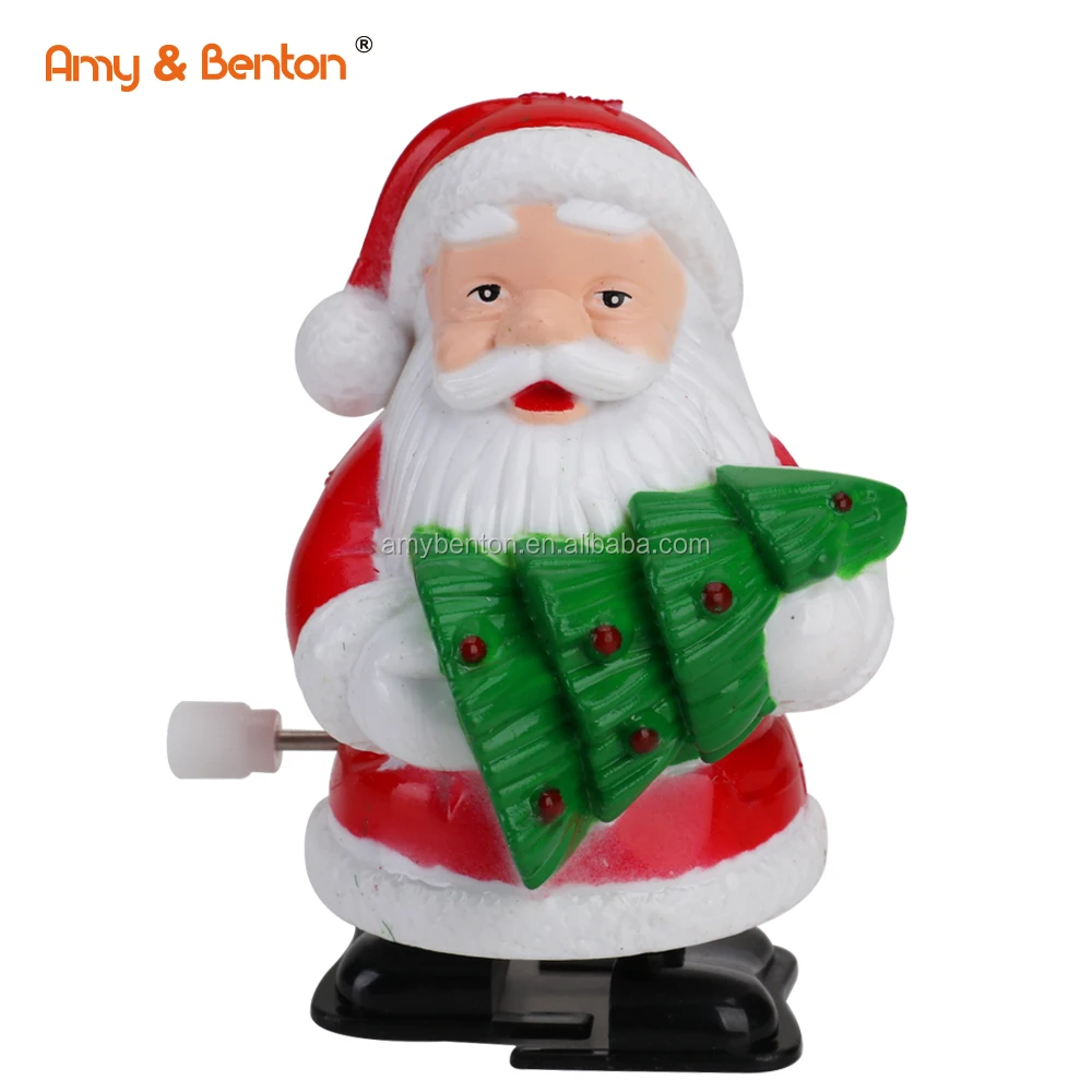 
 Рекламный подарок Amy & Benton, пластиковая игрушка Санта Клаус для рождественской вечеринки  